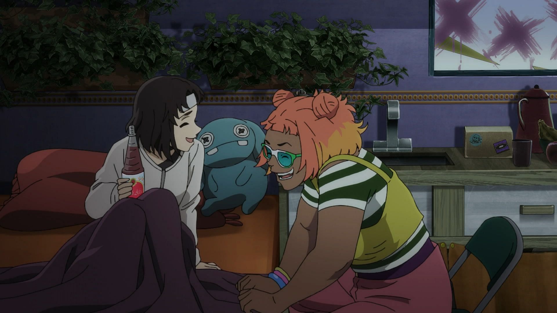 Eleina and Popcorn Wizard as seen in the anime series (Image via MAPPA)